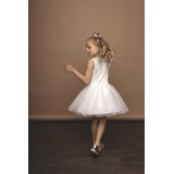 Le Chic - Meisjes Jurk - Mouwloos - Pailletten-print - Feestelijke Tule