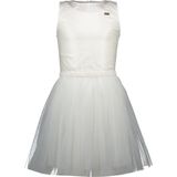Le Chic - Meisjes Jurk - Mouwloos - Pailletten-print - Feestelijke Tule