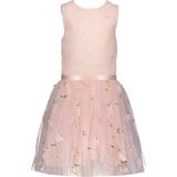 Le Chic - Jurk - Bloemen-Tule - Opengewerkte Stof