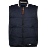 Moodstreet - Puffer Bodywarmer - Navy en Blauw - Recycled Polyester