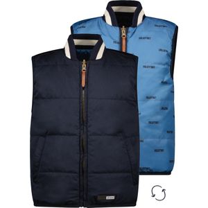 Moodstreet - Puffer Bodywarmer - Navy en Blauw - Recycled Polyester