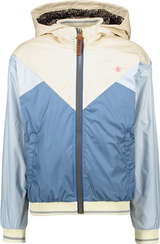 Like Flo - Meisjes Jas - Blauw - Zomerjack - Trendy