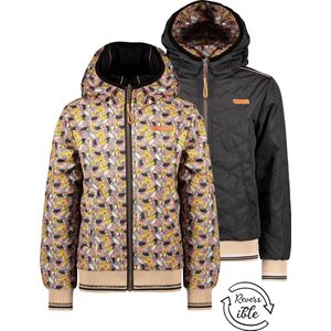 NONO - Reversible Zomerjas - Birds Print - Recycled Polyester - Waterafstotend