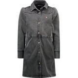 Like Flo - Denim Tuniek - Grijs - Stretch - Pofmouwen