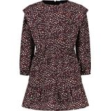 Like Flo - Jurk - Navy - Recycled Polyester - All-Over Dot Print