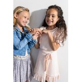 Like Flo F211-5810 Jurk - Poeder Roze - Eco Vero Viscose - Bloementjes Print