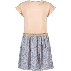 Like Flo F211-5810 Jurk - Poeder Roze - Eco Vero Viscose - Bloementjes Print