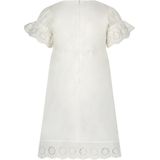 Le Chic - Soraya - Jurk - Poplin - Wit - Kant Details