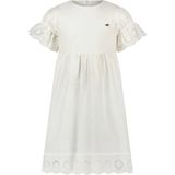 Le Chic - Soraya - Jurk - Poplin - Wit - Kant Details