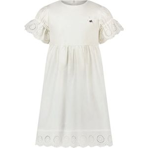 Le Chic - Soraya - Jurk - Poplin - Wit - Kant Details
