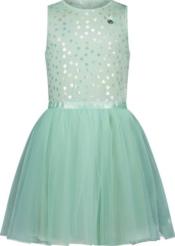 Le Chic - Jurk - Glimmend Bovenlijfje - Tule Rok - Kant