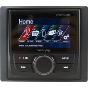 Audiopipe - Inbouw radio - 3"" - TFT LCD - High Definition - Multimedia Marine Radio