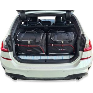 BMW 3 TOURING PLUG-IN HYBRID 2020+ 4-delig Reistassen Op Maat Auto Interieur Kofferbak Organizer Accessoires