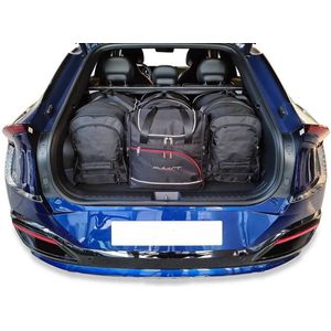 Kia EV6 2021+ 4-delig Reistassen Set Op Maat Gemaakt Auto Interieur Kofferbak Organizer Accessoires