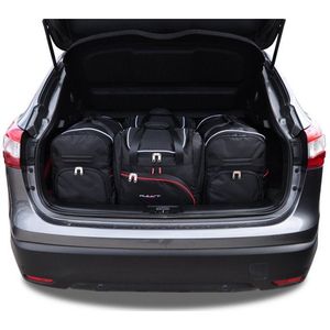 Nissan Qashqai 2014-2020 4-delig Bespoke Reistassen Auto Interieur Kofferbak Organizer Accessoires