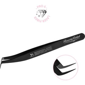 Beauty Label Tweezer Pro 6 Fiber Tip