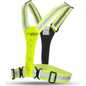 Hardloopvest | GATO (Unisize, led, Batterijen, Neon Geel)