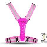 Gato Sports - Led Safer Sport Vest USB - Roze