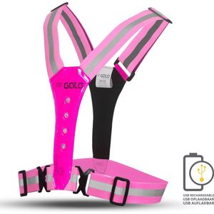 Gato Sports - Led Safer Sport Vest USB - Roze