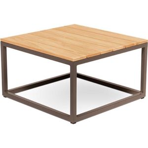 Bijzettafel FSC Teak M | 60 x 60 x 35 (H) cm | Weersbestendig | Original Bestseller Tuintafel van Teak | Tafel Vierkant Lounge Tuin