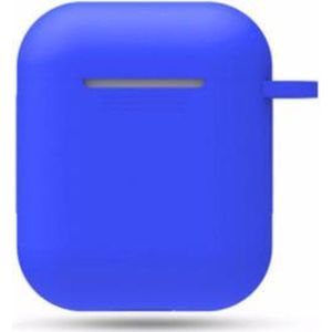 Hidzo hoes voor Apple's Airpods - Siliconen - Blauw