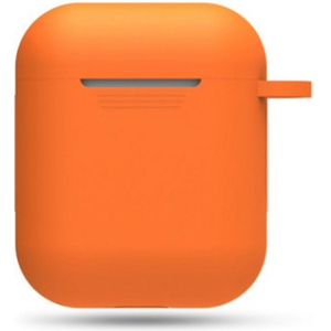 Hidzo hoes voor Apple's Airpods - Siliconen - Oranje