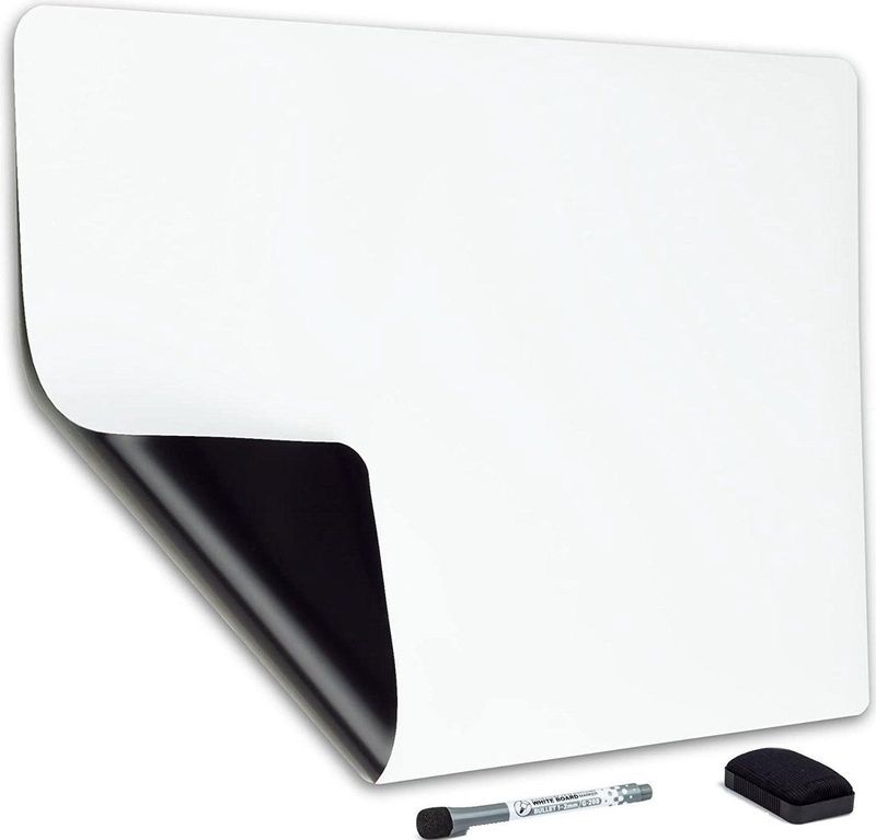 Brute Strength - Whiteboard voor Koelkast - Wit - A3 formaat - Magnetisch - Weekplanner - Memobord - Maandplanner