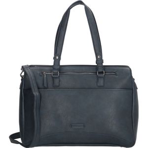 Enrico Benetti Lily 66450 dames laptoptas business schoudertas 14"" - blauw