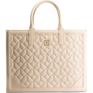 Nikkie Mayda Quilted Shopper - Pearl ONE