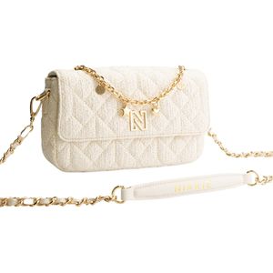 Nikkie Berkely Tweed Shoulderbag - Pearl