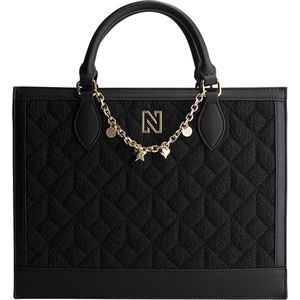 Nikkie Berkely Tweed Shopper - Black