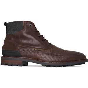 PME Legend - Heren Veterschoenen Huffster Dark Brown - Bruin