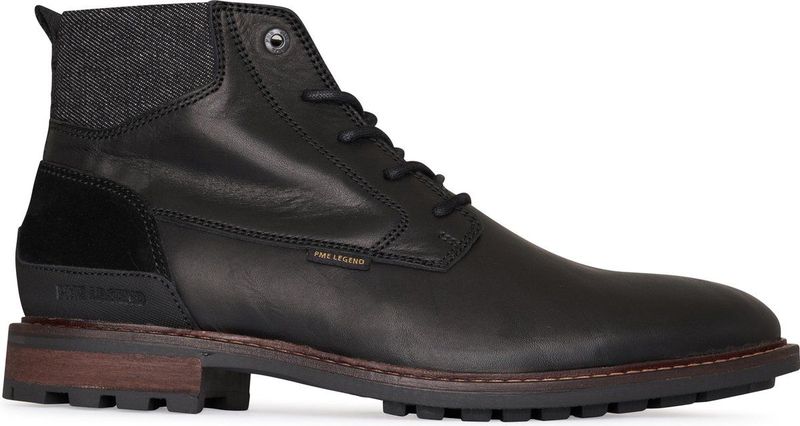 PME Legend - Heren Veterschoenen Huffster Zwart - Zwart