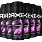 AXE Deodorant Bodyspray - Excite - met de frisse geur van kokosnoot en zwarte peper - 6 x 150 ml