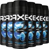 Axe Click Deodorant Bodyspray - 6 x 150 ml - Voordeelverpakking