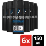 AXE Deodorant Bodyspray Click - 6 x 150ml