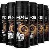 Axe Dark Temptation deodorant bodyspray - 6 x 150 ml