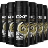 Axe Gold Temptation Deodorant Bodyspray - 6 x 150 ml - Voordeelverpakking