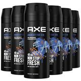 6x Axe Deodorant Bodyspray Anarchy for Him 150 ml