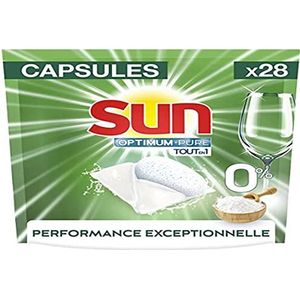 Sun Optimum All-in 1 Vaatwascapsules Pure Bicarbonate Soda (8 zakken - 224 vaatwasbeurten)