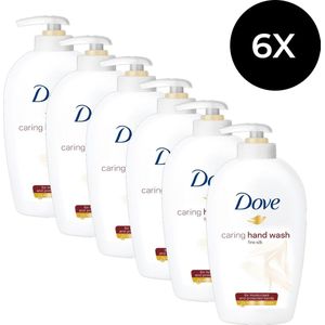 Dove Fine Silk Handzeep - 6 x 250 ml - Voordeelverpakking