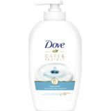 Dove Verzorgende Handzeep - Care & Protect - voor effectieve antibacteriële reiniging - 6 x 250 ml