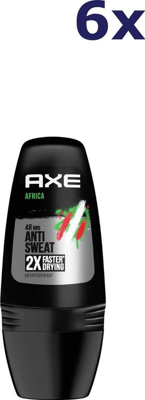 Axe - Africa - Deo Roll-on - 6-pack - 6 x 50 ml