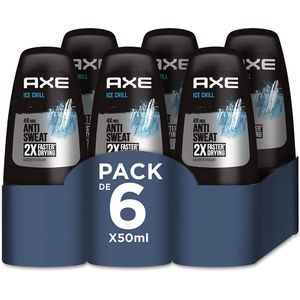 Axe Deo Roller Ice Chill 48H Dry - 6 x 50 ml