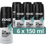 Axe Apollo Anti-transpirant Spray - 6 x 150 ml - Voordeelverpakking