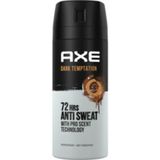 AXE Dark Temptation Anti-Transpirant Spray - 6 x 150 ml - Voordeelverpakking