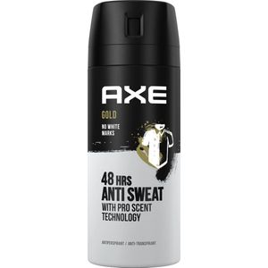 6x Axe Anti-transpirant Spray Gold 150 ml