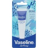 Vaseline Originele lippenbalsem beschermt de lippen tegen uitdrogen, gemaakt van 100% zuivere vaseline, 10 g