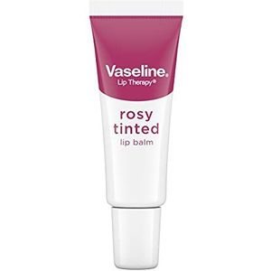 Vaseline Lippenbalsem Rosy Tinted beschermt de lippen tegen uitdrogen, gemaakt met 100% pure Vaseline 10 g