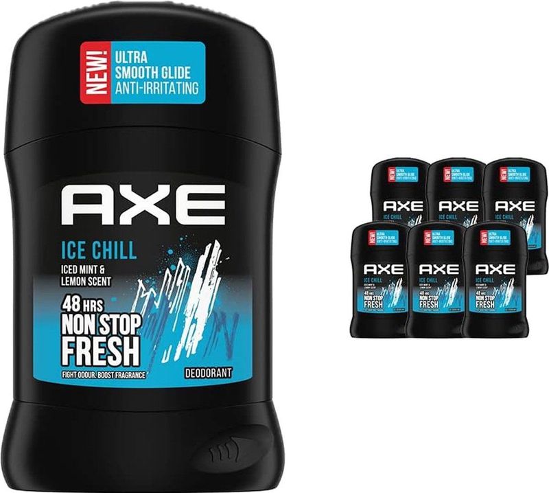 Axe - Deodorant Man - Stick - Ice Chill - 6 x 50 ml - Voordeelverpakking